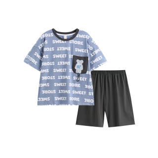 FENTENG Kids Loungewear Sets Crew Neck Thin