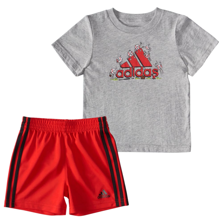 Adidas Adidas Kids Matching Sets Medium Gray Infant And Toddler