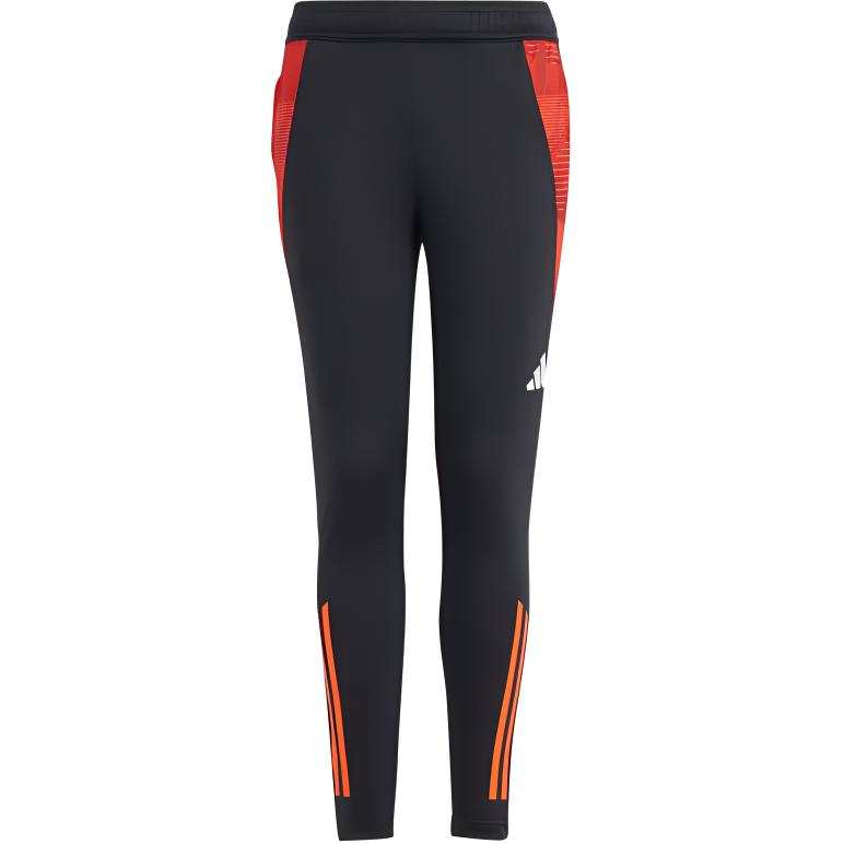 Adidas Adidas Full Length Pants TIRO 24 COMPETITION TRAINING TRACKSUIT BOTTOMS KIDS Black/Application Sun Red Teenagers