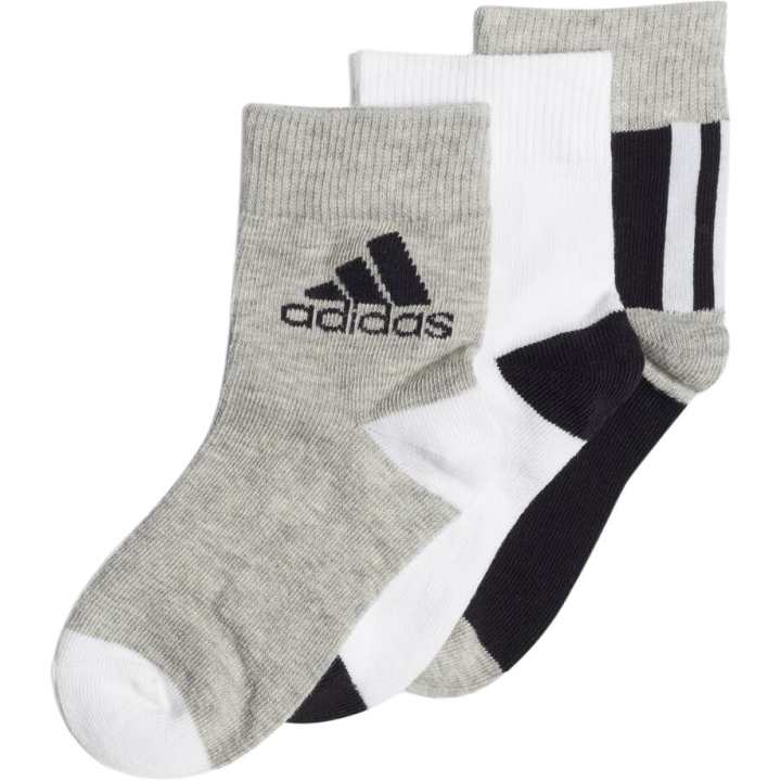 Adidas Adidas Socks 3 Pack Black White Gray Kids'