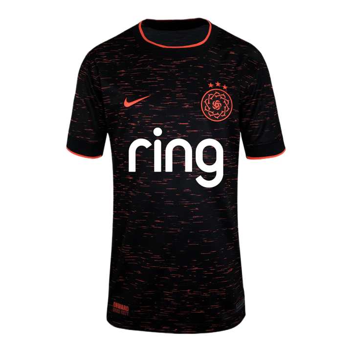 Nike Nike FCDri Fit T Shirt Black Red Teenagers