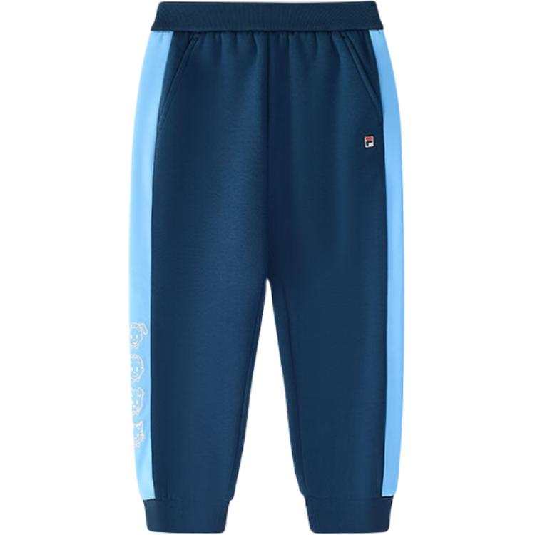 FILA KIDS Knitted Sweatpants Sea Sunset Blue Children Aged 3 7 Years Old