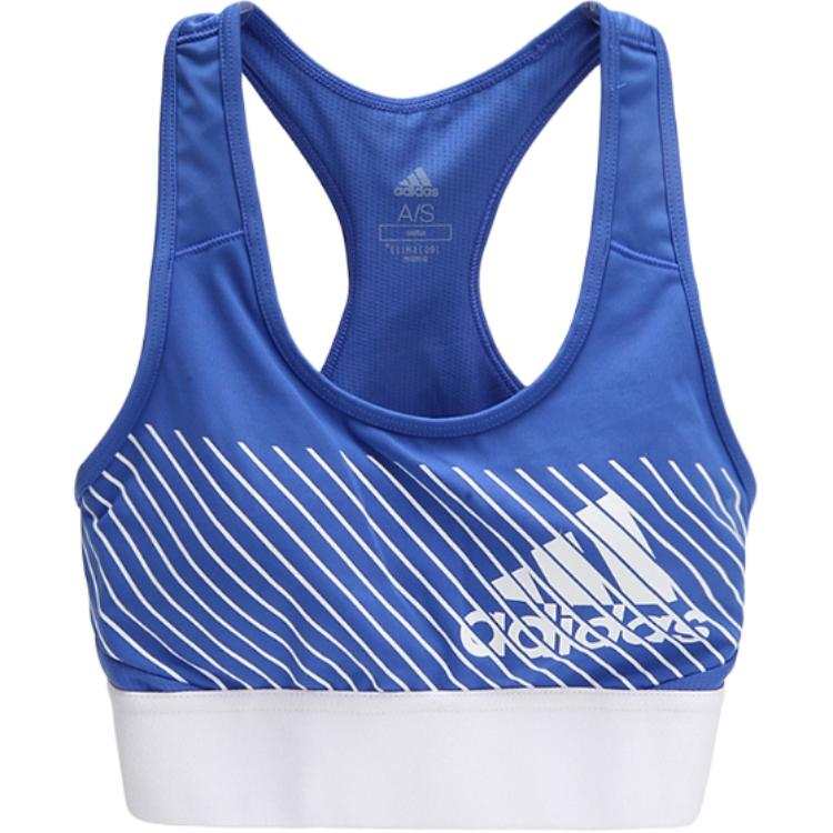Adidas Adidas Logo Bra Sports Underwear Women's Blue