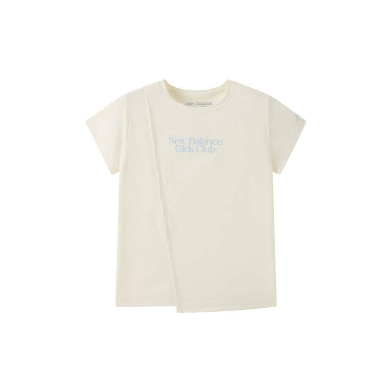 New Balance New Balance T Shirt Ivory White Children Aged 3 7 Years Old