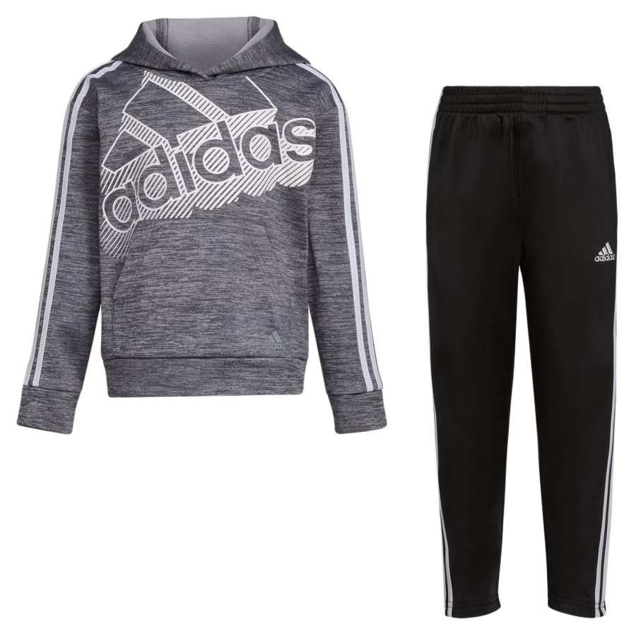 Adidas Adidas Casual Sportswear Charcoal Gray Children Aged 3 7 Years Old