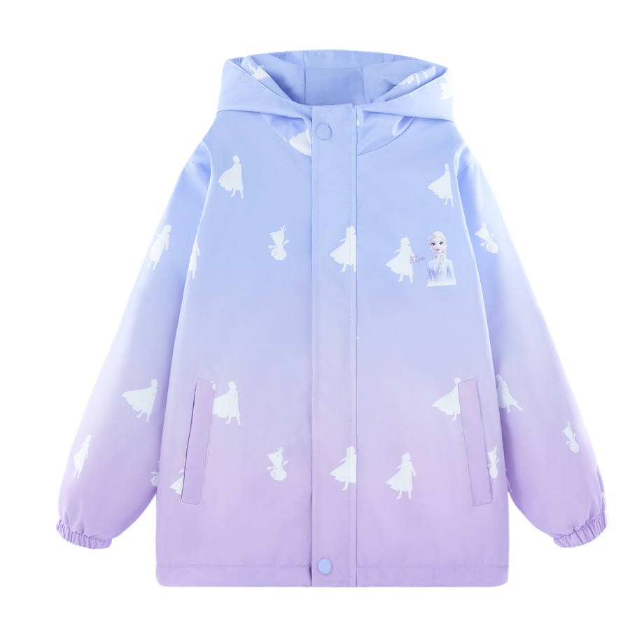 Disney Windbreaker Jacket Blue Purple Children Aged 3 7 Years Old