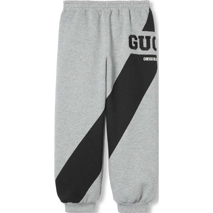 GUCCI Kids' GUCCI Knitted Sweatpants FW24 Light Gray