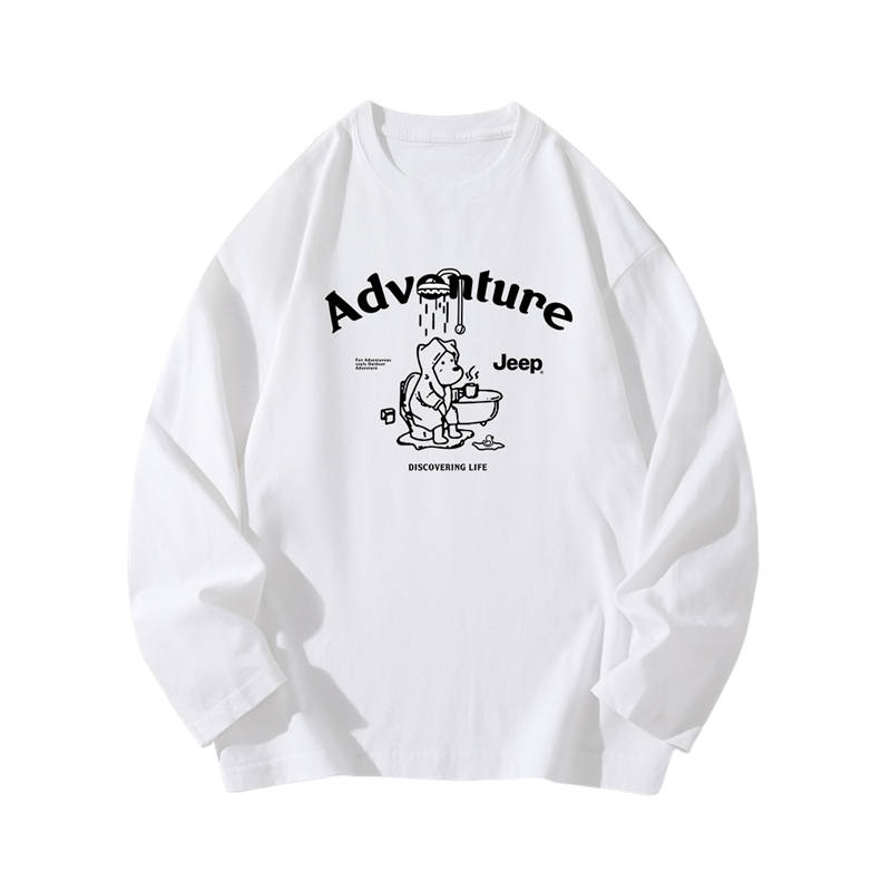 Jeep Grade School T Shirts Crew Neck Moderate