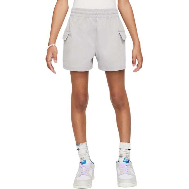 Nike Nike SportswearSwoosh Shorts Teenagers Preppy Gray/White