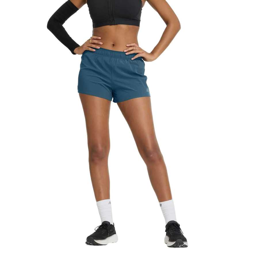 New Balance New Balance RC Short 3 Sports Shorts Women's Blue