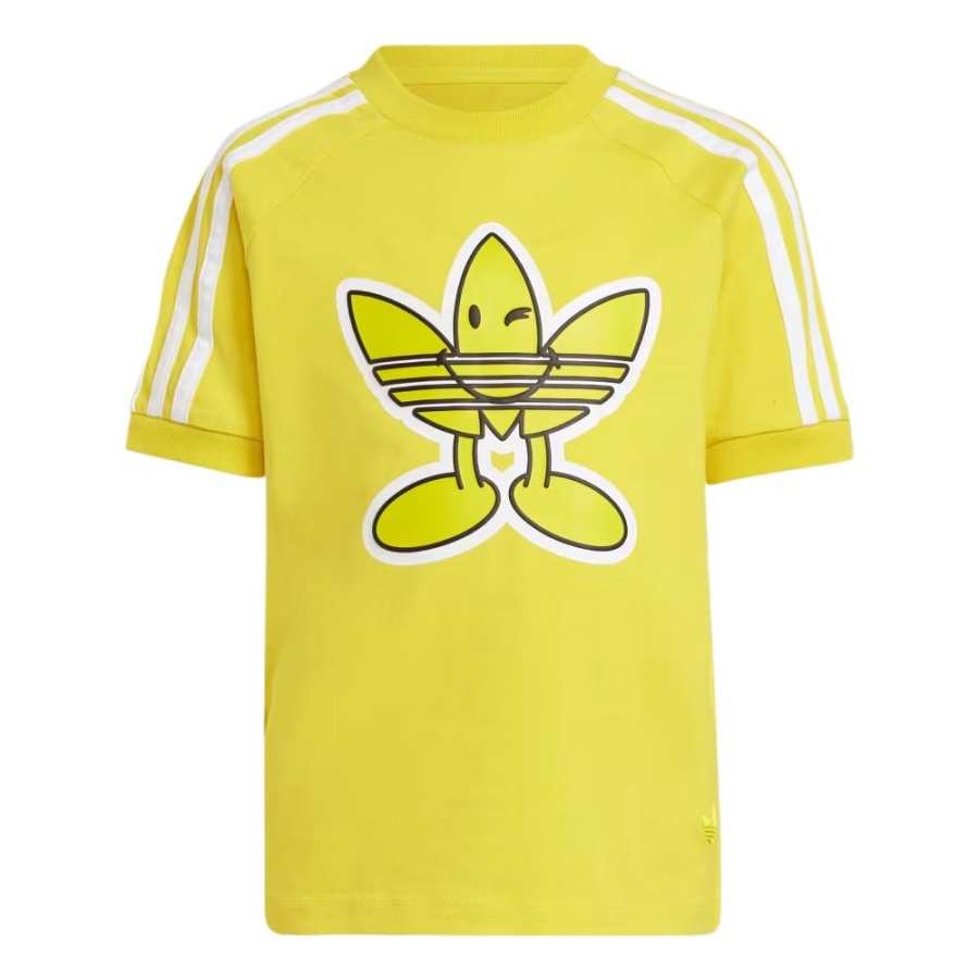 Adidas Originals T Shirt Yellow Children Aged 3 7 Years Old