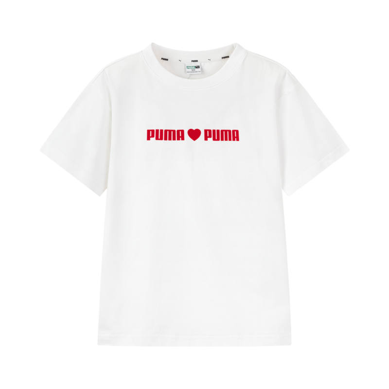PUMA Sportstyle T Shirt Raw White Kids'