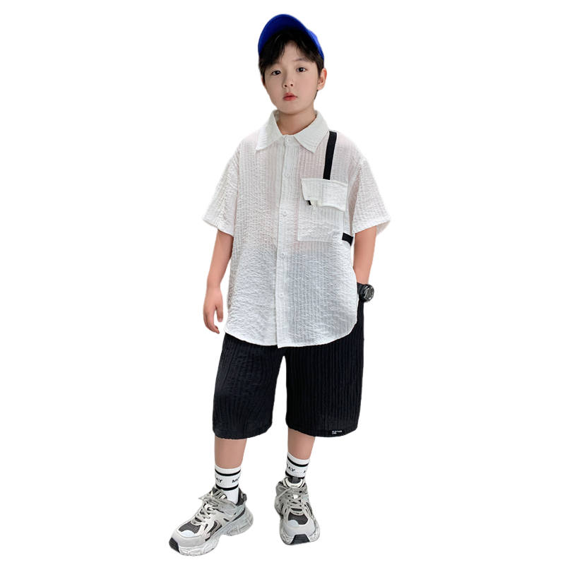 Lanza Kids Casual Sportswear Lapel Moderate