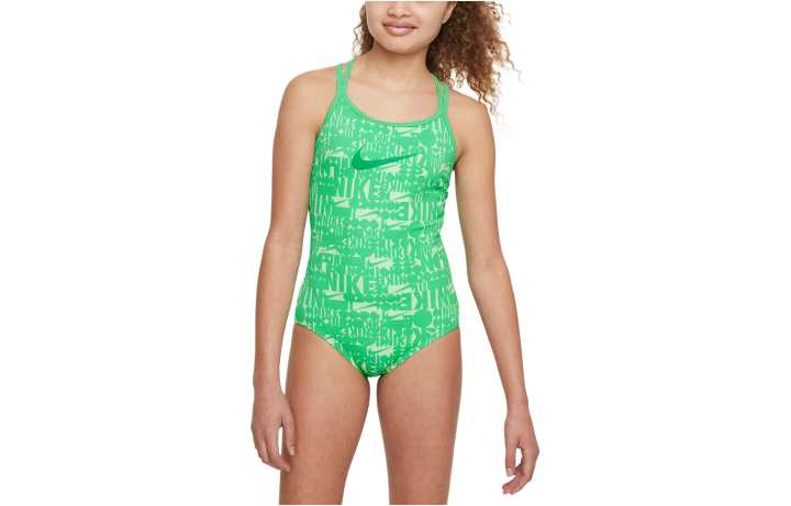 Nike Nike T Back One Piece Swimsuit Kids' Swimsuit Green Kids'