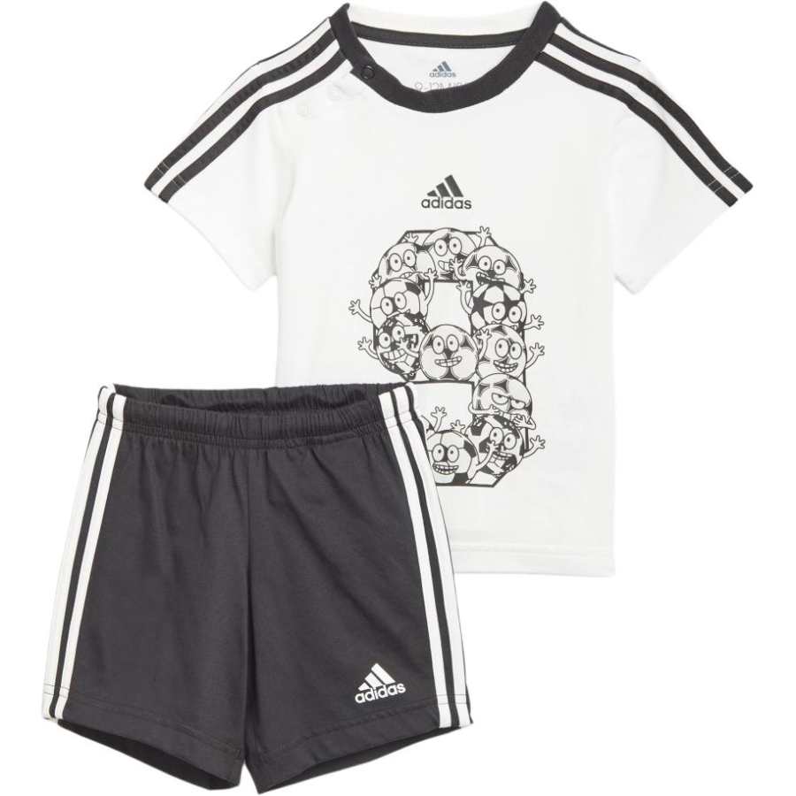 Adidas Adidas Kids Matching Sets White/Rose Red/Rose Red/White Infant And Toddler