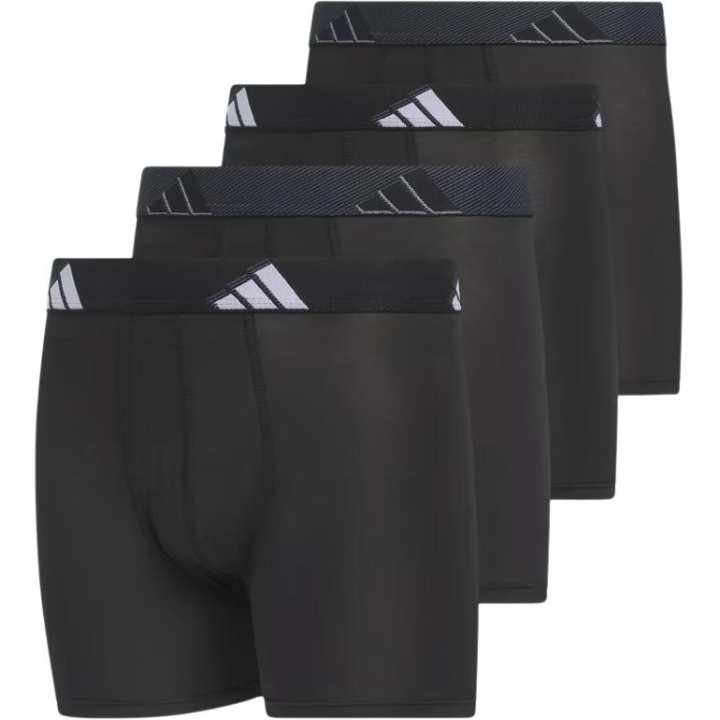 Adidas Adidas Underpants 4 Pack Black Kids'