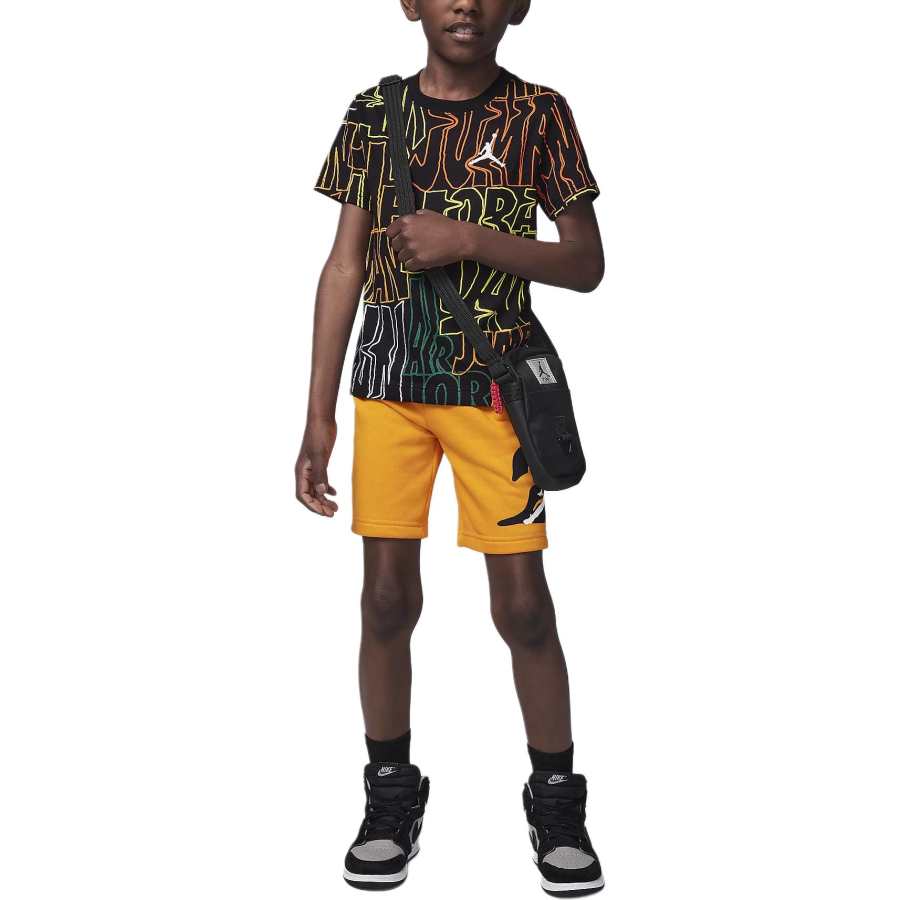 Jordan Jordan Fuel Up, Cool DownLittle Kids' Shorts Set Casual Sportswear Orange Children Aged 3 7 Years Old