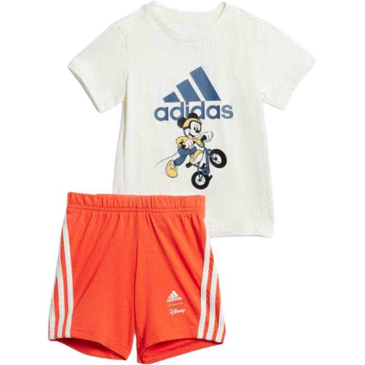 Adidas Adidas Kids Matching Sets Adidas X Disney Mickey Mouse Ecru/Used Ink/Semi Glazed Infant And Toddler