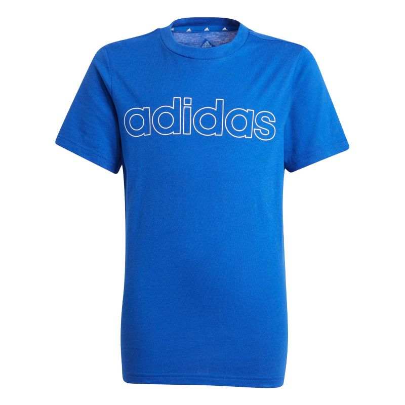 Adidas Adidas T Shirt Royal Blue/White Teenagers