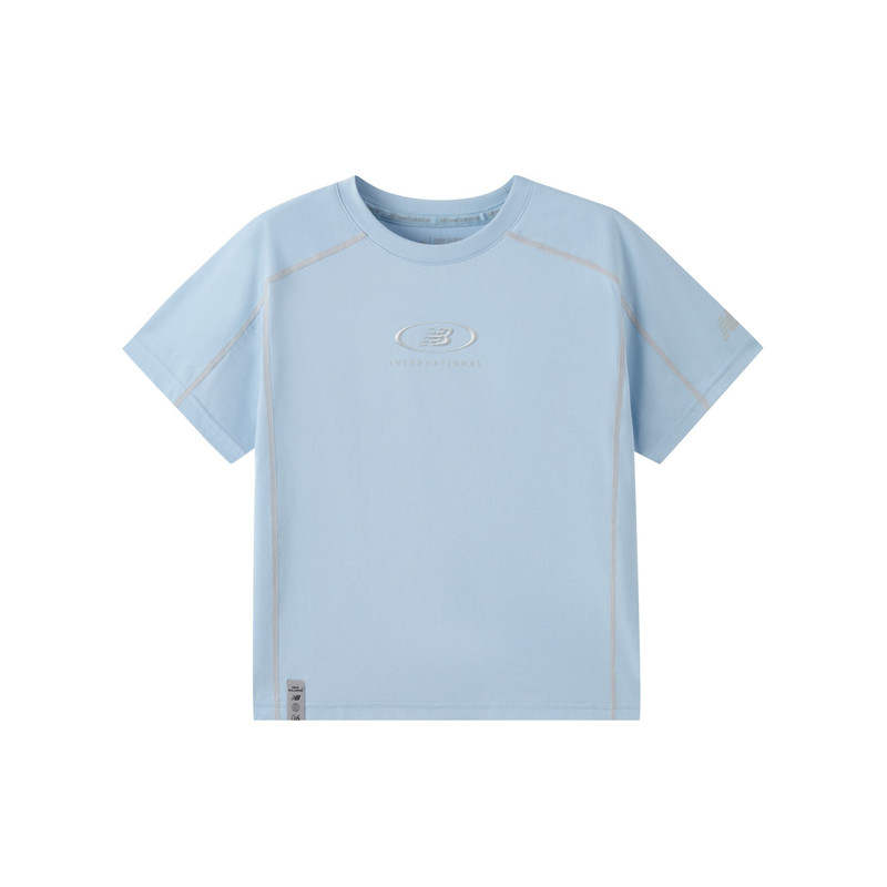 New Balance New Balance NB T Shirt Light Blue Children Aged 3 7 Years Old