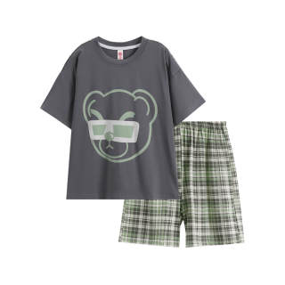 FENTENG Kids Loungewear Sets Crew Neck Moderate