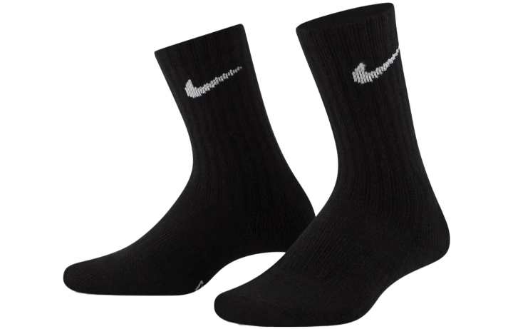 Nike Nike Kids' Apparel Crew Socks Kids Socks 6 Pack Black Kids'