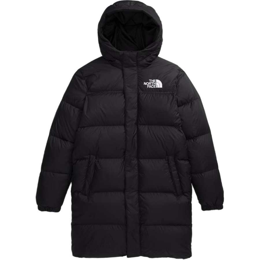 THE NORTH FACE Nuptse Parka Coat Black Teenagers