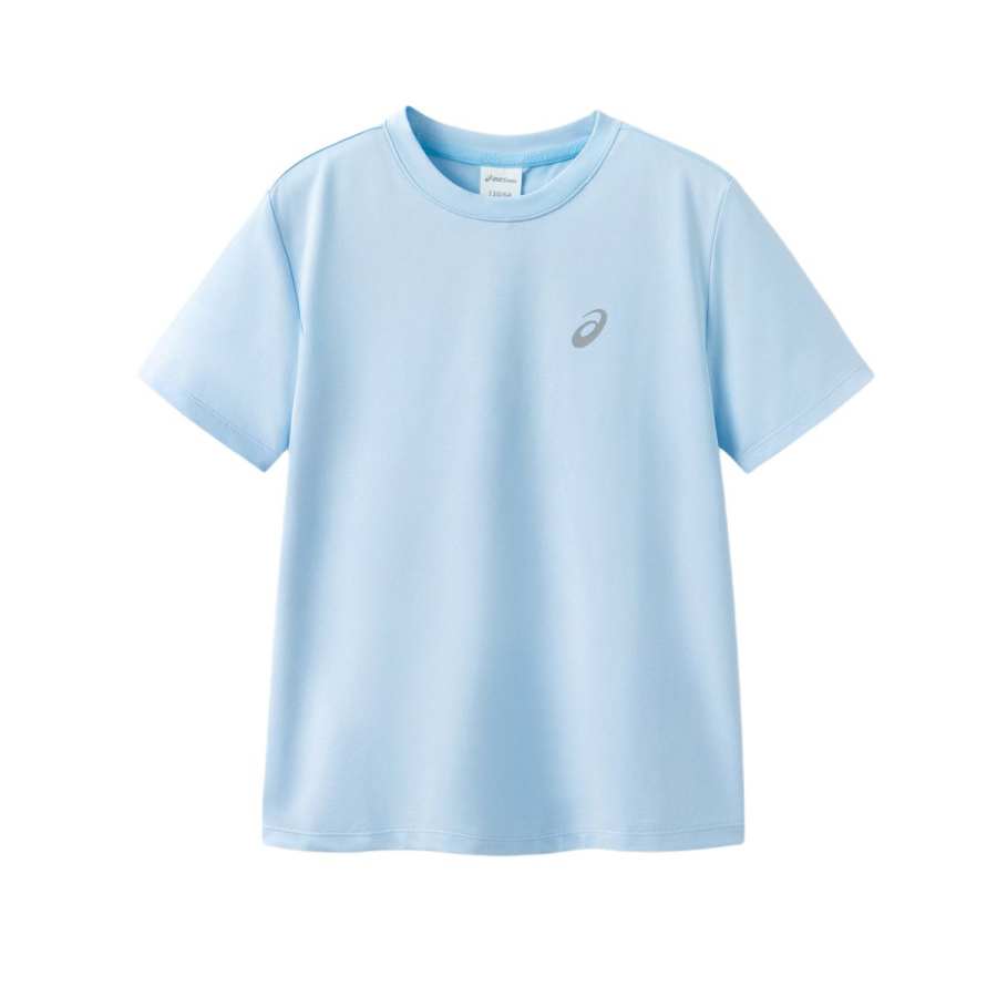 Asics T Shirt Sports Performance Light Blue Children Aged 3 7 Years Old