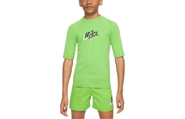 Nike Nike Short Sleeve Hydroguard Kids' Swimsuit Kids' Green