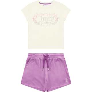 Juicy Couture JUZI Casual Sportswear Clothing Sets White+Purple Kids'