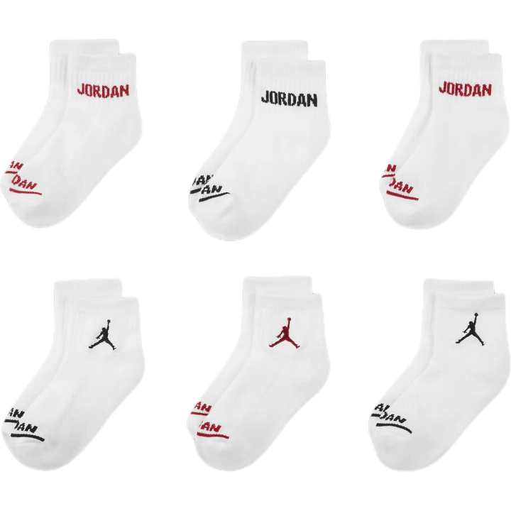 Jordan Jordan Socks 6 Pack White Infant And Toddler