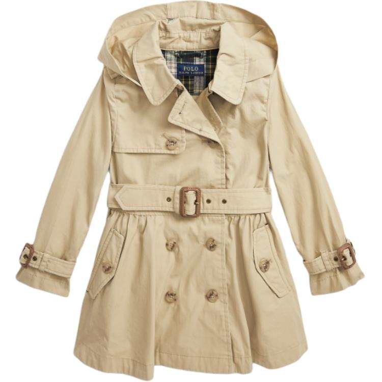 Polo Ralph Lauren Coat SS24 Classic Khaki Kids'