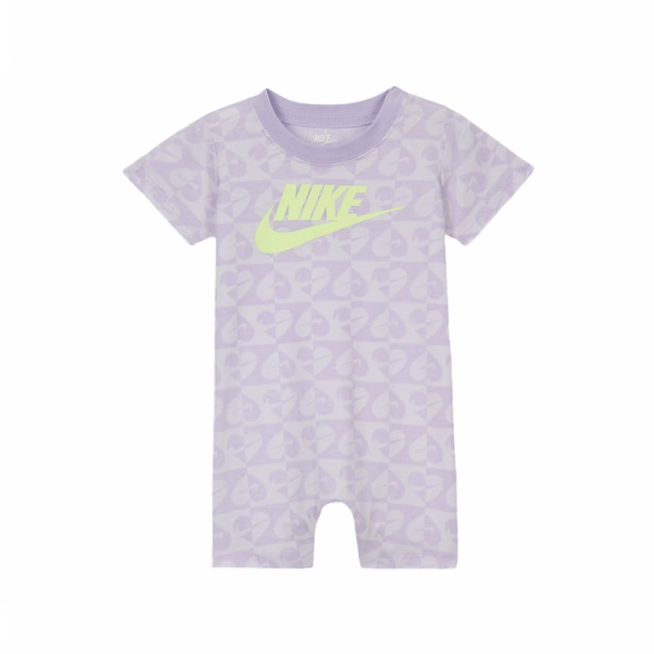 Nike Nike Jumpsuit Swoosh Lilac Flower Infant And Toddler