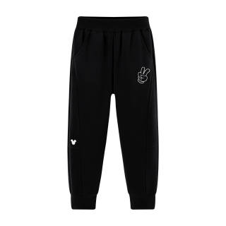 Disney Knitted Sweatpants Black Kids'