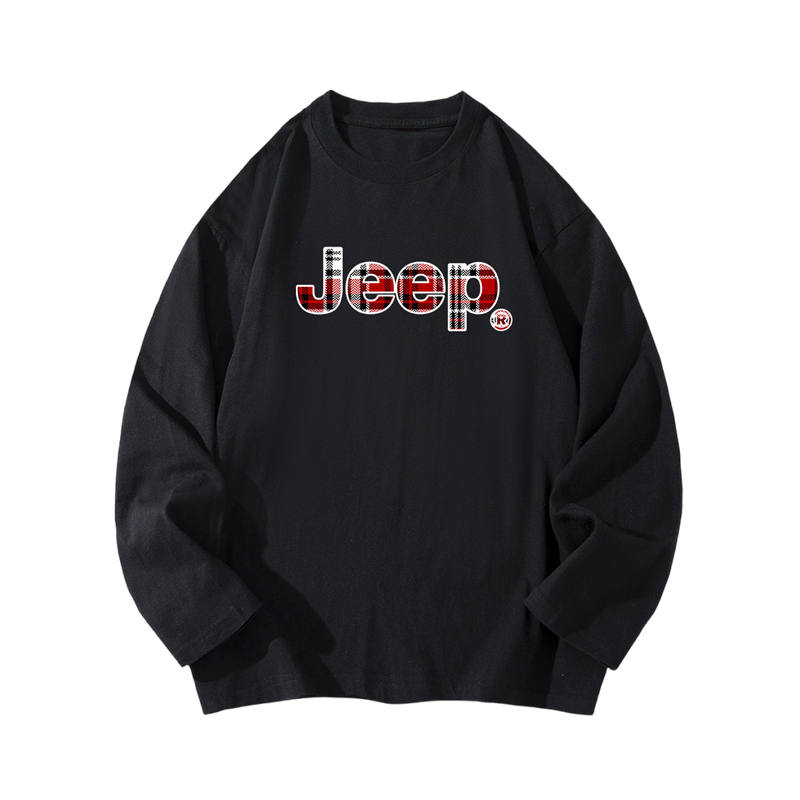 Jeep Grade School T Shirts Crew Neck Moderate