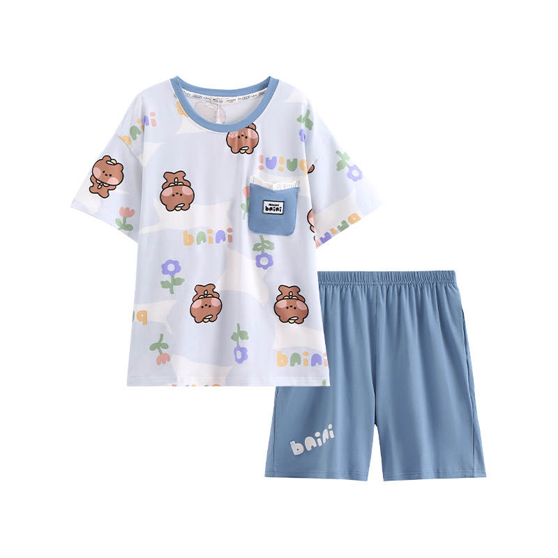 FENTENG x LINE FRIENDS Pajama Set Kids' Light Blue