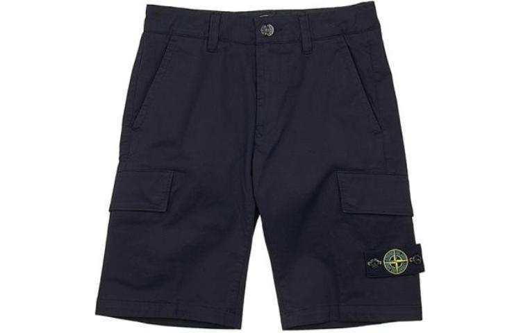 STONE ISLAND Casual Shorts Kids' Marine Blue