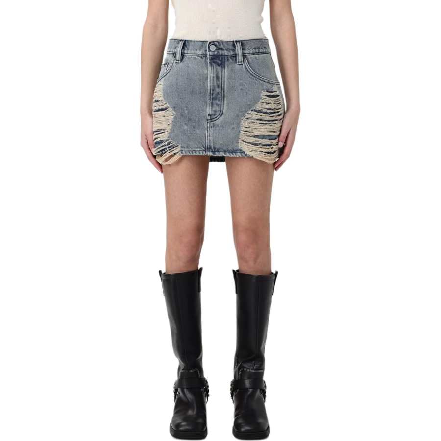 Acne Studios Acne Studios Distressed Mini Skirt