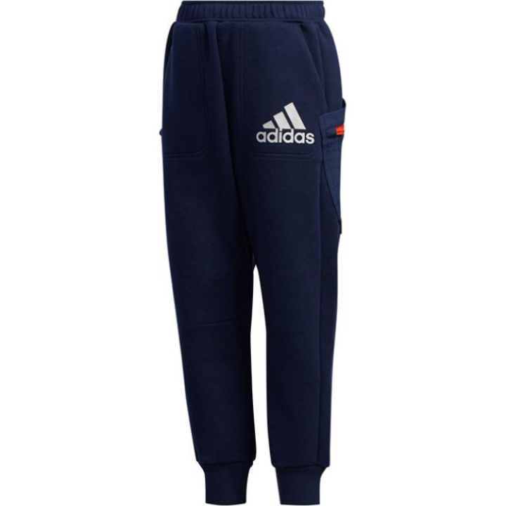 Adidas Adidas Knitted Sweatpants Dark Blue Children Aged 3 7 Years Old