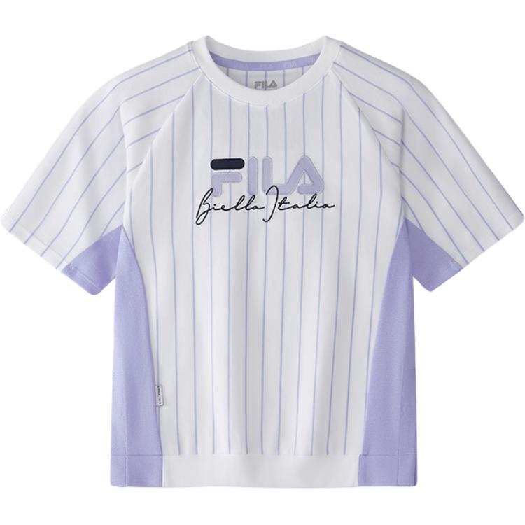 FILA KIDS T Shirt Standard White Teenagers