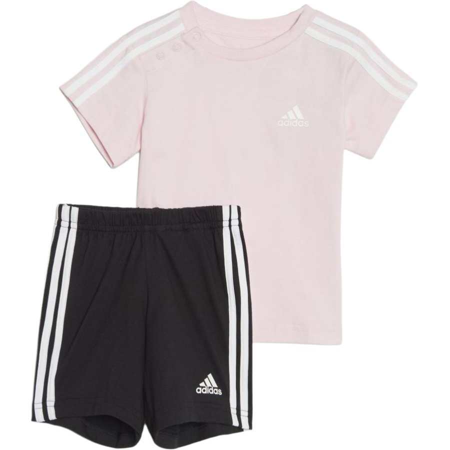 Adidas Adidas Kids Matching Sets Clear Powder + Black Infant And Toddler