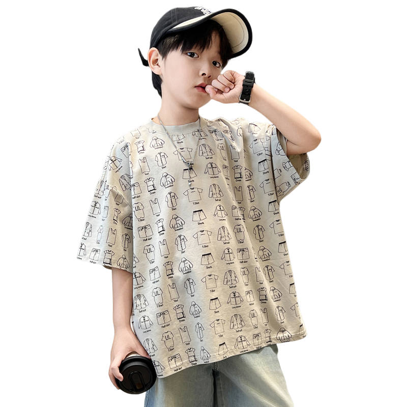 Lanza Kids T Shirts Crew Neck Moderate