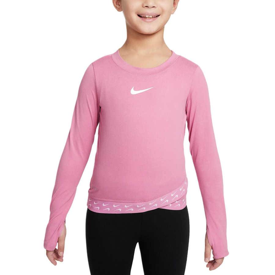 Nike Nike x ALL DAY Dri Fit T Shirt FW24 Play Hemmed Magic Flamingo Children Aged 3 7 Years Old