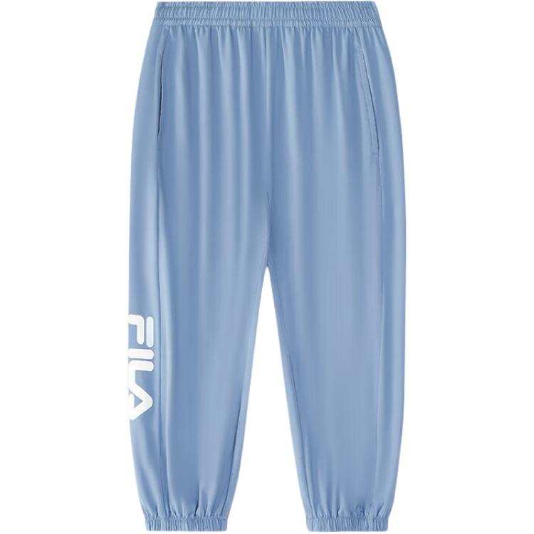 FILA KIDS Knitted Sweatpants Vintage Gray Blue Kids'