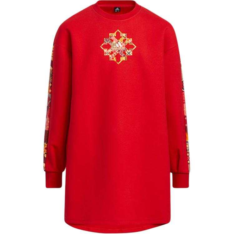 Adidas Adidas Grade School Dresses Crew Neck Moderate Mid Length