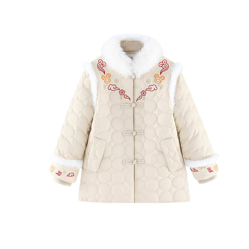 Disney Parka Coat Beige Apricot Kids'