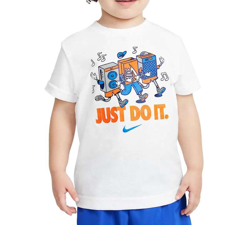 Nike Nike T Shirt SS25 White Infant And Toddler
