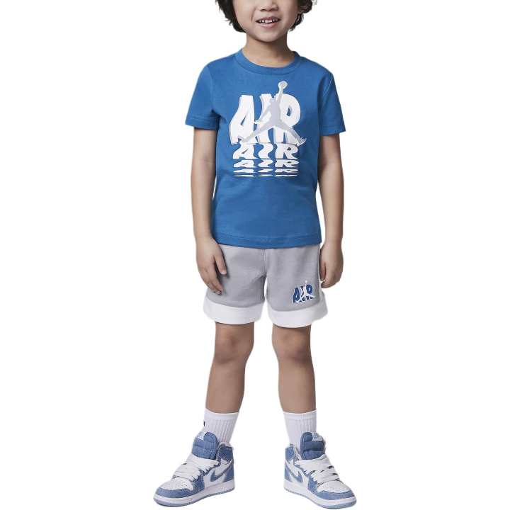 Jordan Jordan Kids Matching Sets Jordan Kid'sGalaxy Blue+Gray Infant And Toddler