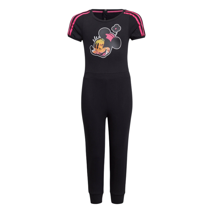 Adidas Adidas Jumpsuit Black/Pink Children Aged 3 7 Years Old