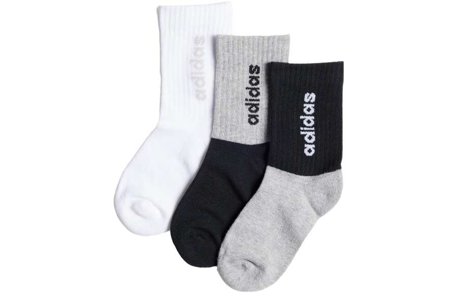 Adidas Adidas LINEAR CREW SOCKS 3 PAIRS Kids Socks 3 Pack Kids'